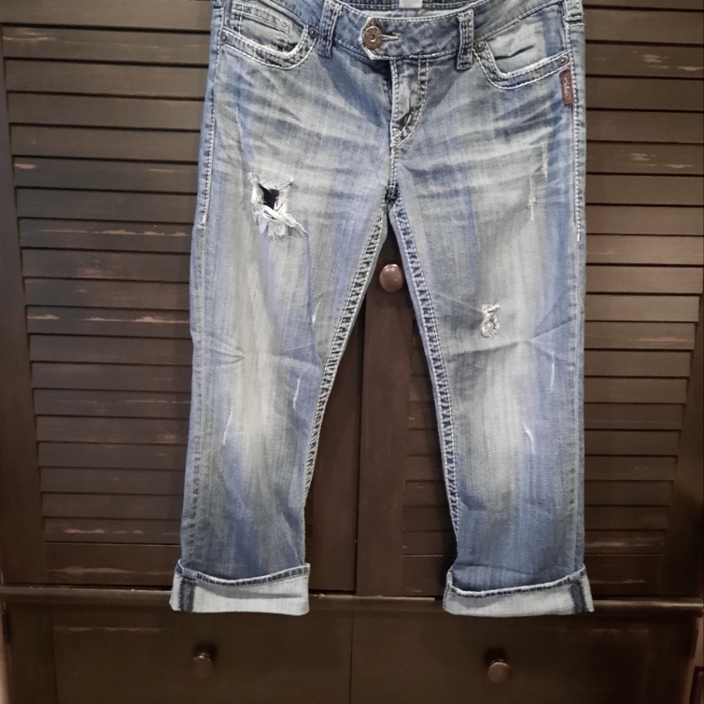 Silver jeans, Tuesday CAPRI